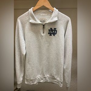 Noter dame half zip sweatshirt